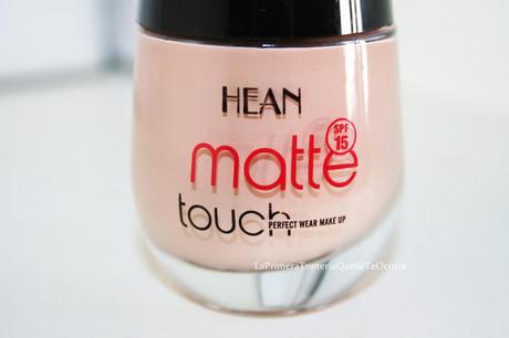 Base de maquillaje: Matte Touch de Hean