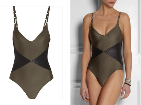 VipandSmart Leather swimsuit