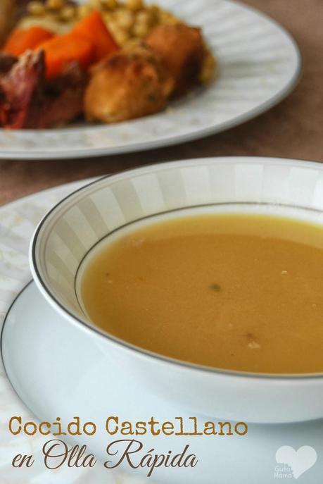 Cocido Castellano en Olla Rápida Cocido Castellano en Olla Rápida