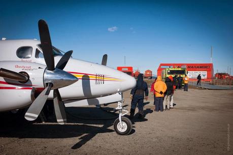 EVACUACIÒN SANITARIA DESDE LA BASE MARAMBIO, REALIZADA CON MEDIOS Y TRIPULANTES CIVILES