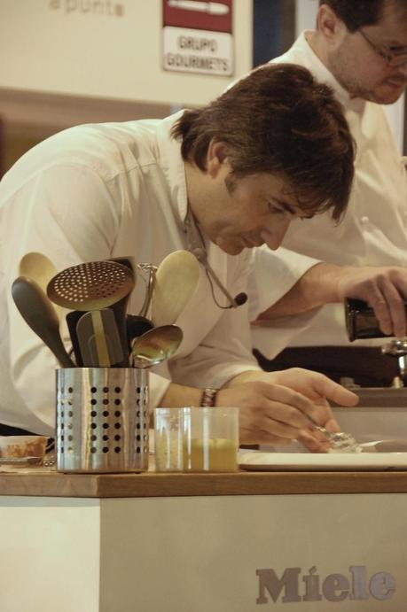 El chef malagueño José Carlos García pone el broche final a la participación de Sabor a Málaga en el Salón del Gourmet de Madrid