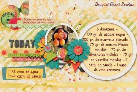 Duraznos asados con reducción de vino dulce (Y dos nuevos premios) Duraznos asados con reducción de vino dulce (Y dos nuevos premios)