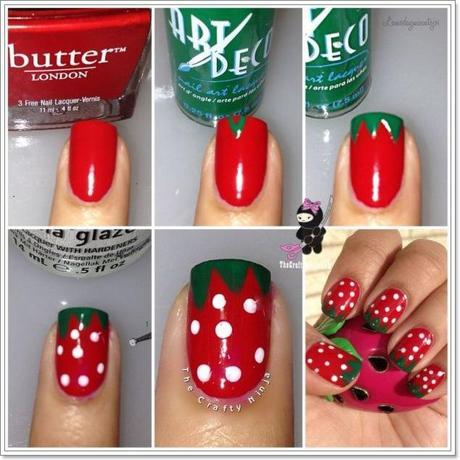 diy-strawberry-nail