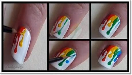 Dripping-Paint-Nail-Art-Colorful-Tutorial-3