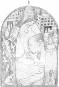 Una madre desnutrida PUEDE y DEBE amamantar a sus hijos.