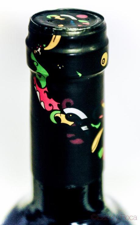 Honoro Vera 2013 (DO Calatayud). Garnacha Nueva, Garnacha Pura Detalle Cuello botella Honoro Vera 2013 garnacha bodega Ateca_