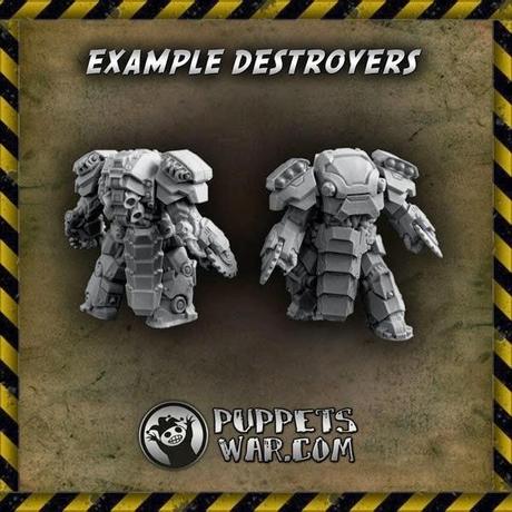 Acadianos de Victoria Miniatures y Destroyers de Puppets War