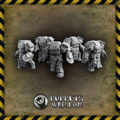 Acadianos de Victoria Miniatures y Destroyers de Puppets War