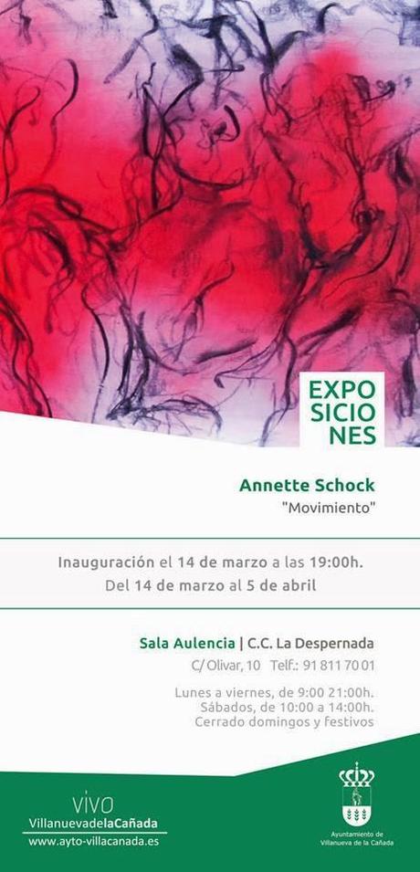 Movimiento, exposición individual de annette Schock,Villanueva de la Cañada