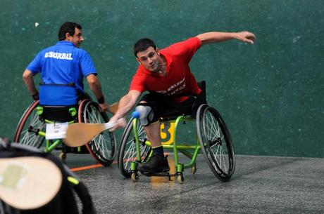 III Campeonato de pala en silla de ruedas en Guipuzcoa