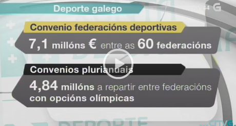 El Gobierno Gallego inyectará mas de siete millones de euros en deporte federado