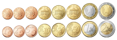 Monedas euro,  Alemania, round the world, La vuelta al mundo de Asun y Ricardo, mundoporlibre.com