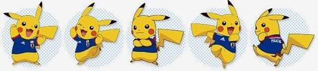 Pikachu and Company apoyaran a Japón en el mundial 2014