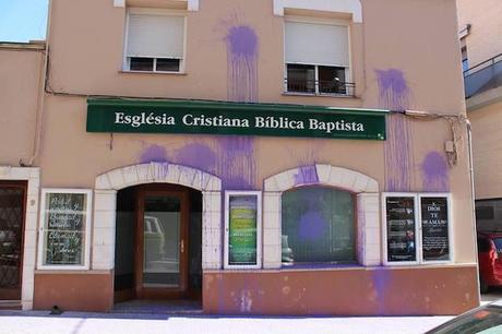 Grupo radical ‘Arran’ ataca iglesia evangélica en Tarragona