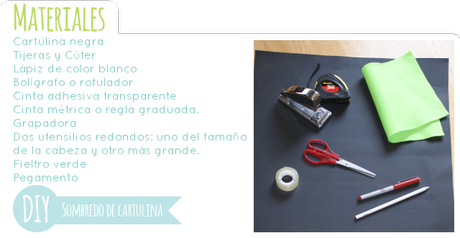 DIY sombrero de cartulina para Saint Patrick's Day