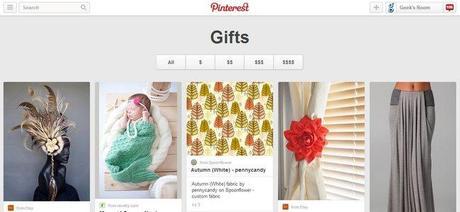 Pinterest lanza una feed de Regalos que solo incluye Rich Pins de Productos pinterest-gift