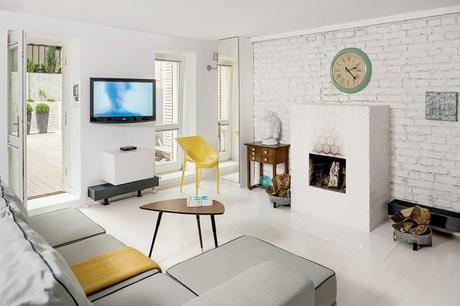 ESTILO ECLÉCTICO EN UN SÓTANO CONVERTIDO EN APARTAMENTO