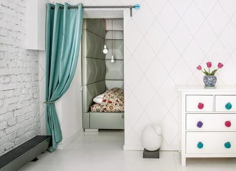 ESTILO ECLÉCTICO EN UN SÓTANO CONVERTIDO EN APARTAMENTO