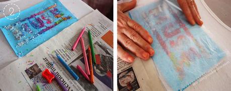 LABORATORIO DIY: ESTAMPACIÓN CON CERAS LABORATORIO DIY: ESTAMPACIÓN CON CERAS