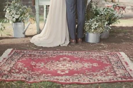 Alfombras persas para decorar la boda