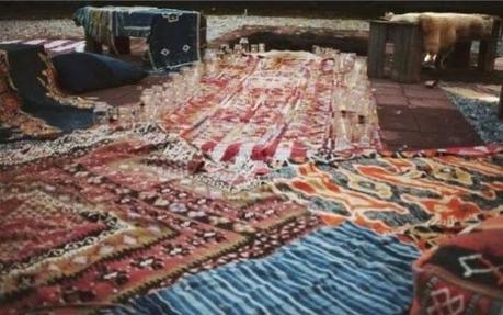 Alfombras persas para decorar la boda