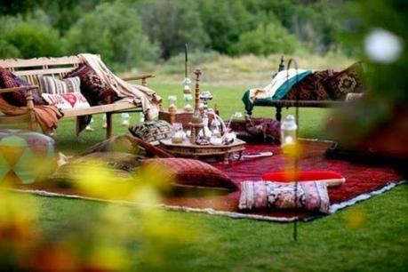 Alfombras persas para decorar la boda