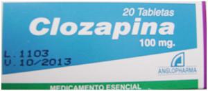Clozapina antipsicótico medicamento reacciones adversas efectos secundarios