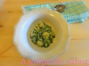Ñoquis espinacas parmesano