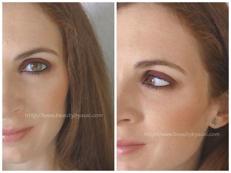 Look: ahumado granate con la paleta Lounge Warm Tones de KIKO