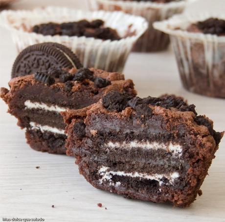 Oreo & Dulce de Leche Brownie Cakes