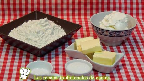 Receta de galletas de queso y mantequilla