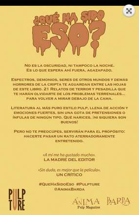 Novedad: ¿Qué ha sido eso? Compendio de terror