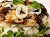 Ensalada tallarines cangrejo shitake