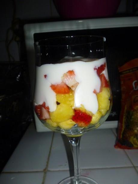 (Recetas) Parfait de Frutas con Yogurt