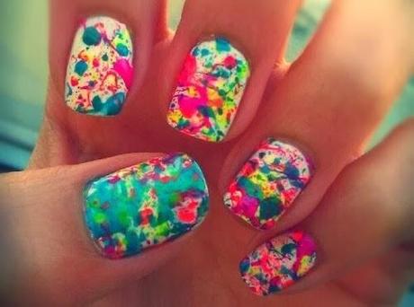 DISEÑOS DE UÑAS CON ESMALTES !!!!!