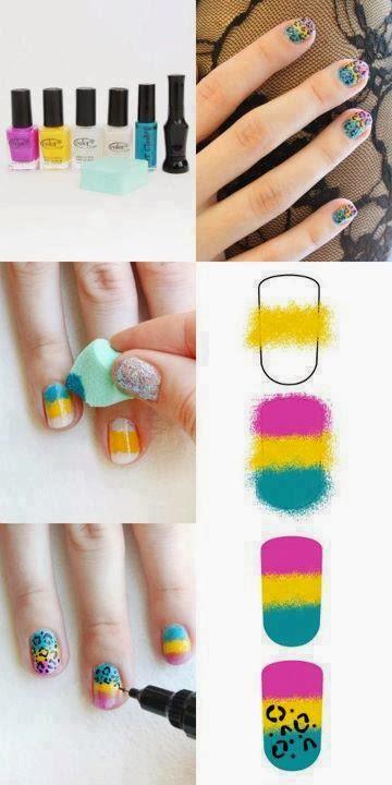 DISEÑOS DE UÑAS CON ESMALTES !!!!!