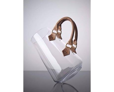 LO QUE OS CONTAMOS EN TWITTER… jarra_vidrio_wanna_one_1, jarra, vidrio, cristal, cuero, diseño