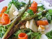 Ensalada tibia esparragos