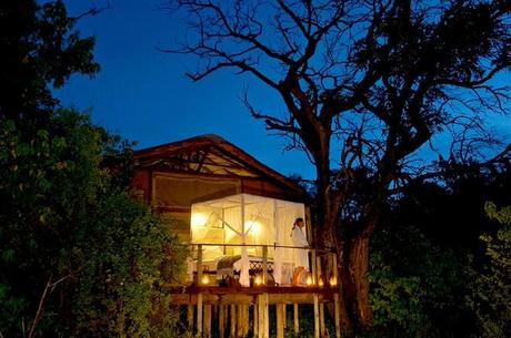 Campamento Rustico en Botswana