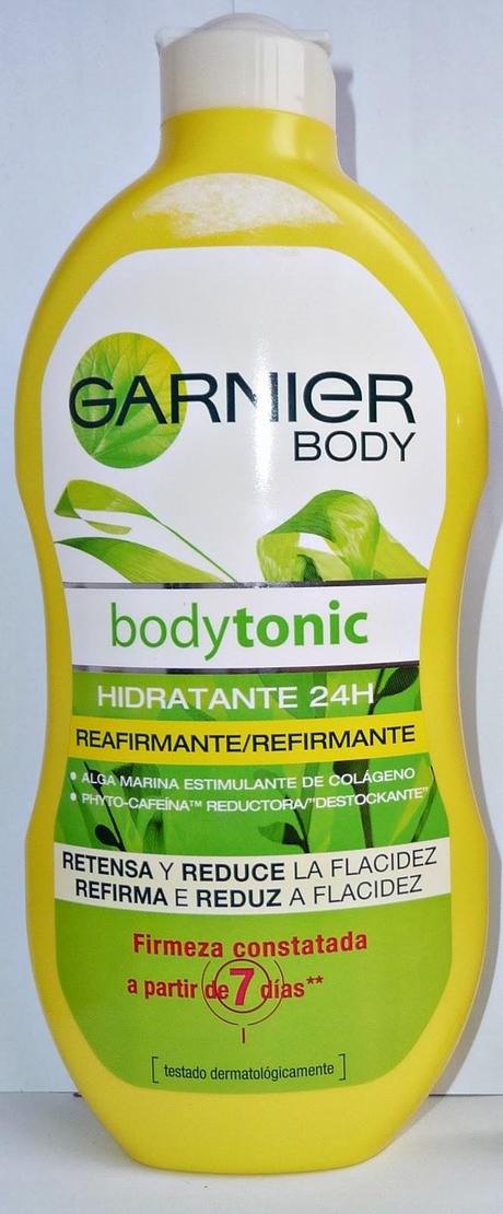 Crema reafirmante/hidratante Garnier Body Tonic 24 horas y aceite de almendras de Anfora