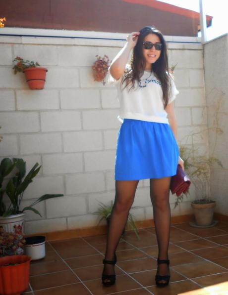 BLUE SKIRT