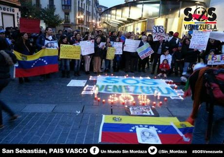 #SOSVenezuela protesta nocturna #15M