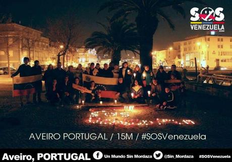#SOSVenezuela protesta nocturna #15M