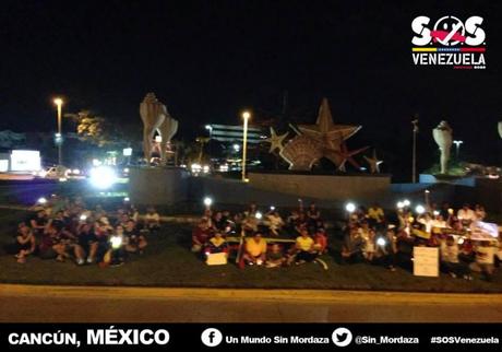 #SOSVenezuela protesta nocturna #15M