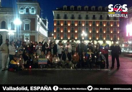 #SOSVenezuela protesta nocturna #15M