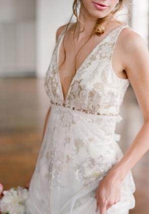 vestidos de novia con escote