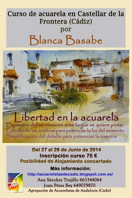 Curso de acuarela en Castellar de la Frontera. Cádiz