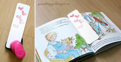 pasandolopipa | troquel para esquinas y resultado del marcapáginas