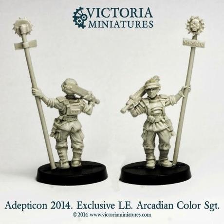 Adepticon 2014. Limited Collectors Edition, Female Color Sergeant