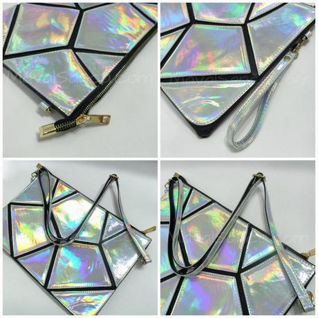 Bolso holográfico en mosaico - Mosaic Holographic bag